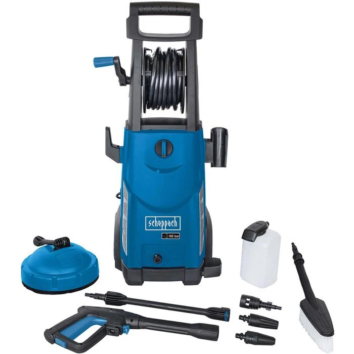 Scheppach Hochdruckreiniger HCE2200, 5907702905, Flächenreiniger & Schlauchtrommel, 468 L/h, 160bar 1 Scheppach Hochdruckreiniger HCE2200, 5907702905, Flächenreiniger & Schlauchtrommel, 468 L/h, 160bar