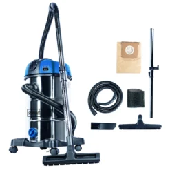 Scheppach Nass- Und Trockensauger 'NTS30 Premium' Silber/blau 30 L, 1300 W -Sheppach Store 1490943 03