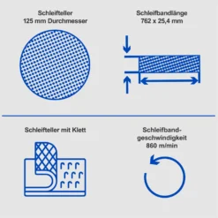 Scheppach Band- Und Tellerschleifer 'BTS700' 250 W 9 Scheppach Band- Und Tellerschleifer 'BTS700' 250 W -Sheppach Store 1491097 02