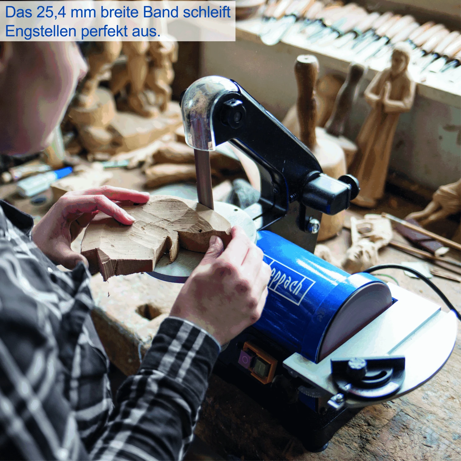 Scheppach Band- Und Tellerschleifer 'BTS700' 250 W 3 Scheppach Band- Und Tellerschleifer 'BTS700' 250 W – Bild 3