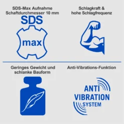 Scheppach Bohr- Und Schlaghammer 'DH1300 Plus' 1250 W 5 J SDS-Plus -Sheppach Store 1491105 02