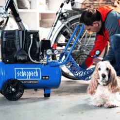 Scheppach Doppelzylinder-Kompressor 'HC25Si Super Silent' 1100 W 8 Bar -Sheppach Store 1491109 05