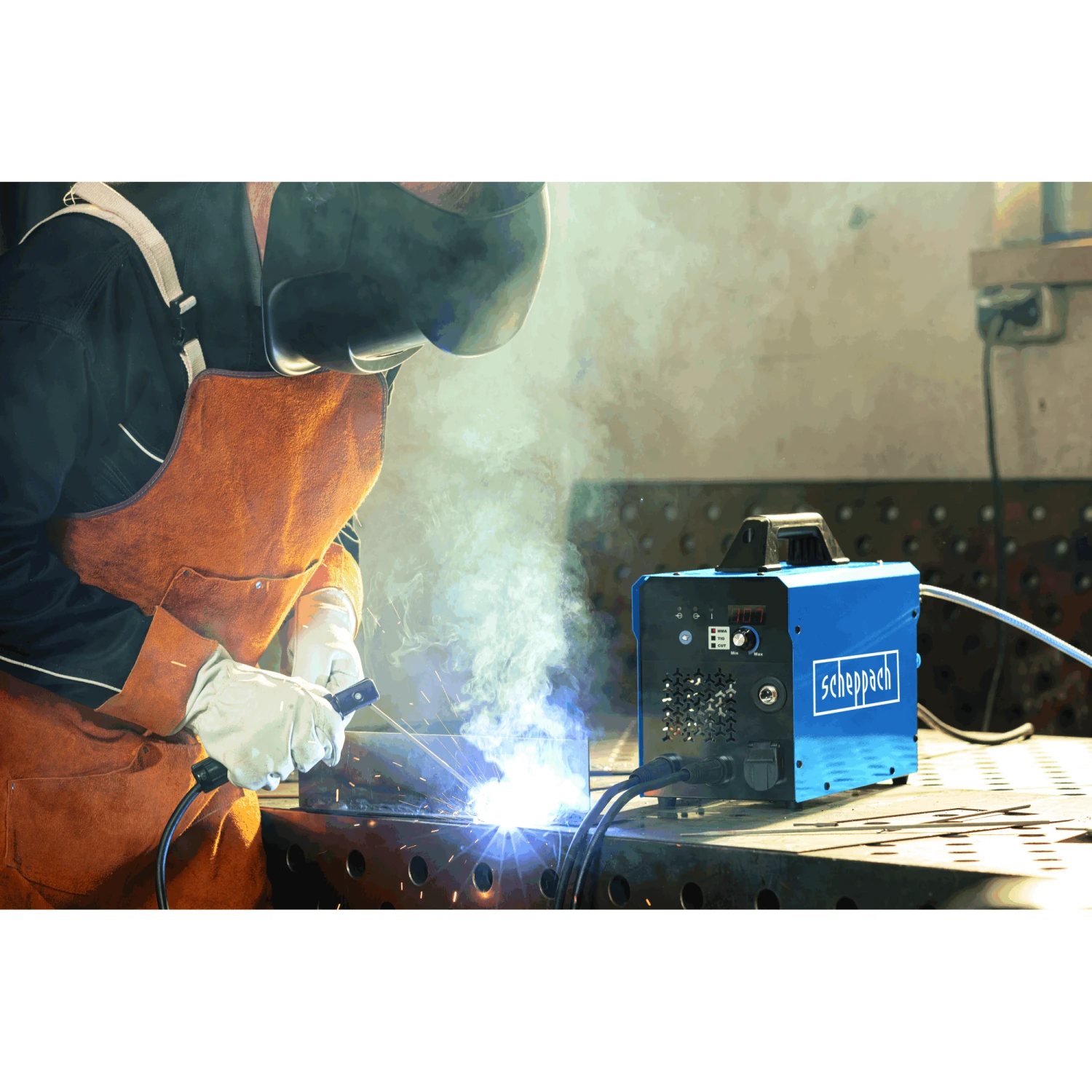Scheppach Schweißgerät 'WSE4000-Cut' Inkl. 2 Schweißdüsen 3 Scheppach Schweißgerät 'WSE4000-Cut' Inkl. 2 Schweißdüsen – Bild 3