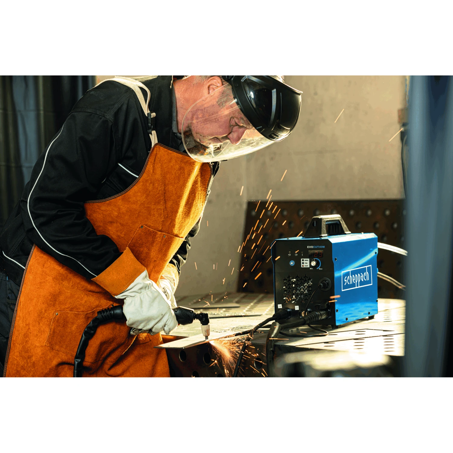 Scheppach Schweißgerät 'WSE4000-Cut' Inkl. 2 Schweißdüsen 4 Scheppach Schweißgerät 'WSE4000-Cut' Inkl. 2 Schweißdüsen – Bild 4