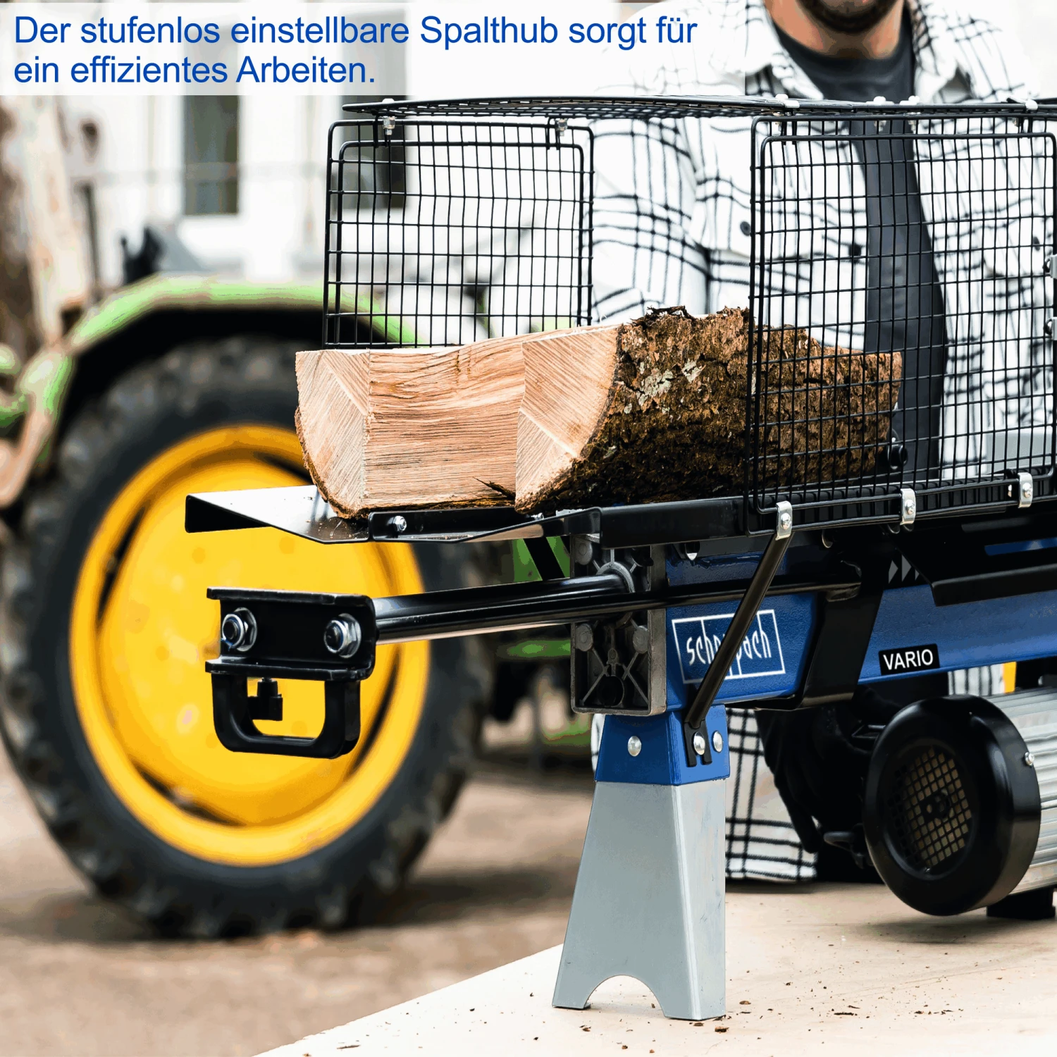 Scheppach Holzspalter 'HL760L' Liegend 2000 W 7 T 4 Scheppach Holzspalter 'HL760L' Liegend 2000 W 7 T – Bild 4