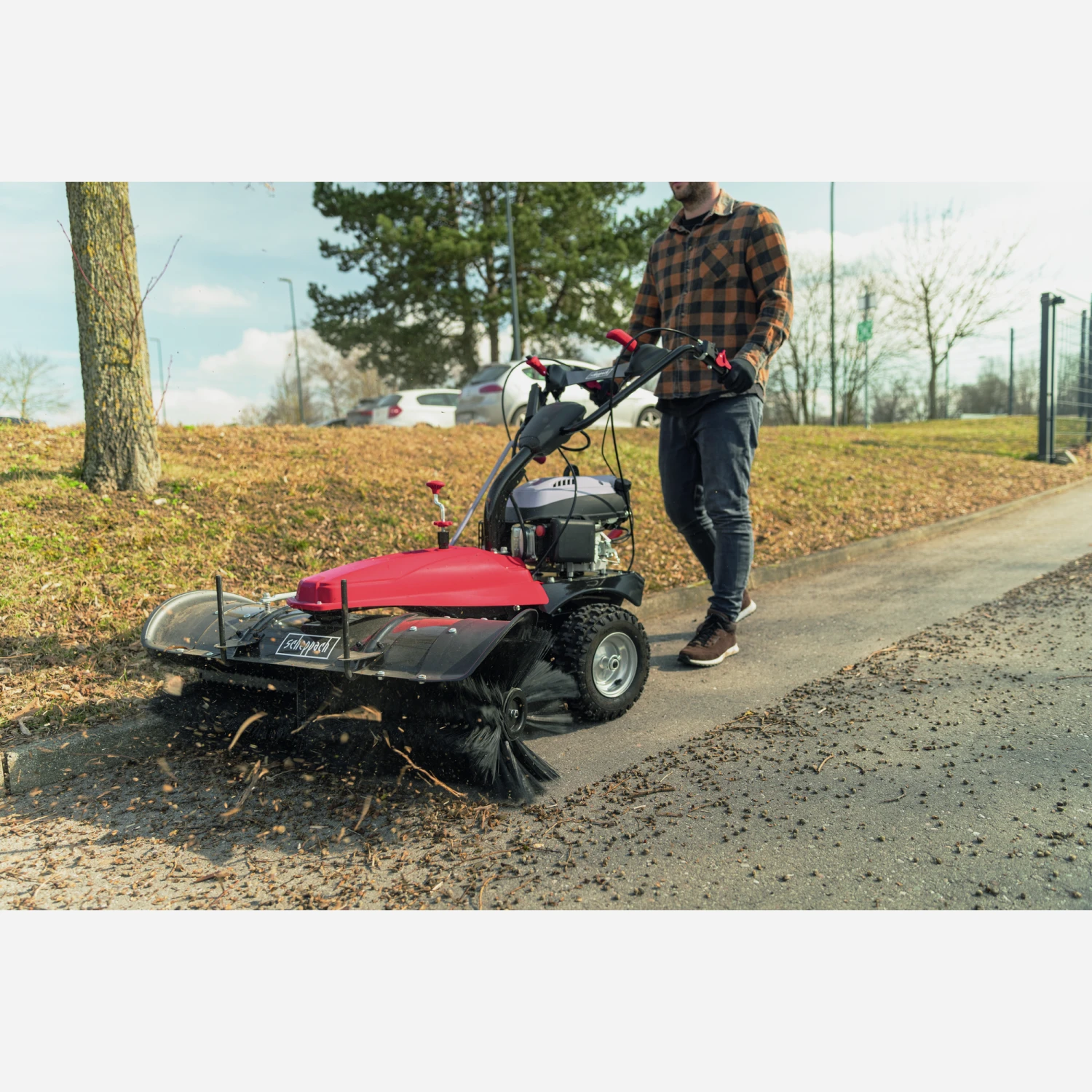 Scheppach Kehrmaschine 'SC2200PE' Inkl.Schneeschild, Sammelbehälter 7 Scheppach Kehrmaschine 'SC2200PE' Inkl.Schneeschild, Sammelbehälter – Bild 7