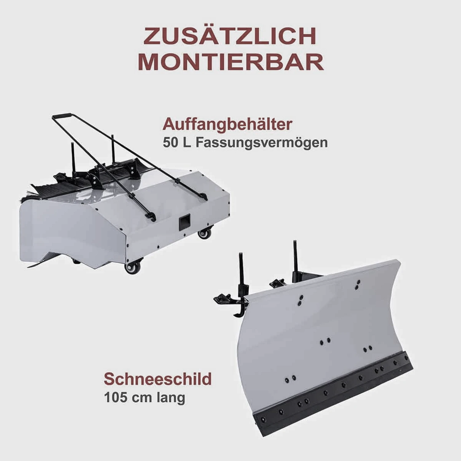Scheppach Kehrmaschine 'SC2200PE' Inkl.Schneeschild, Sammelbehälter 3 Scheppach Kehrmaschine 'SC2200PE' Inkl.Schneeschild, Sammelbehälter – Bild 3