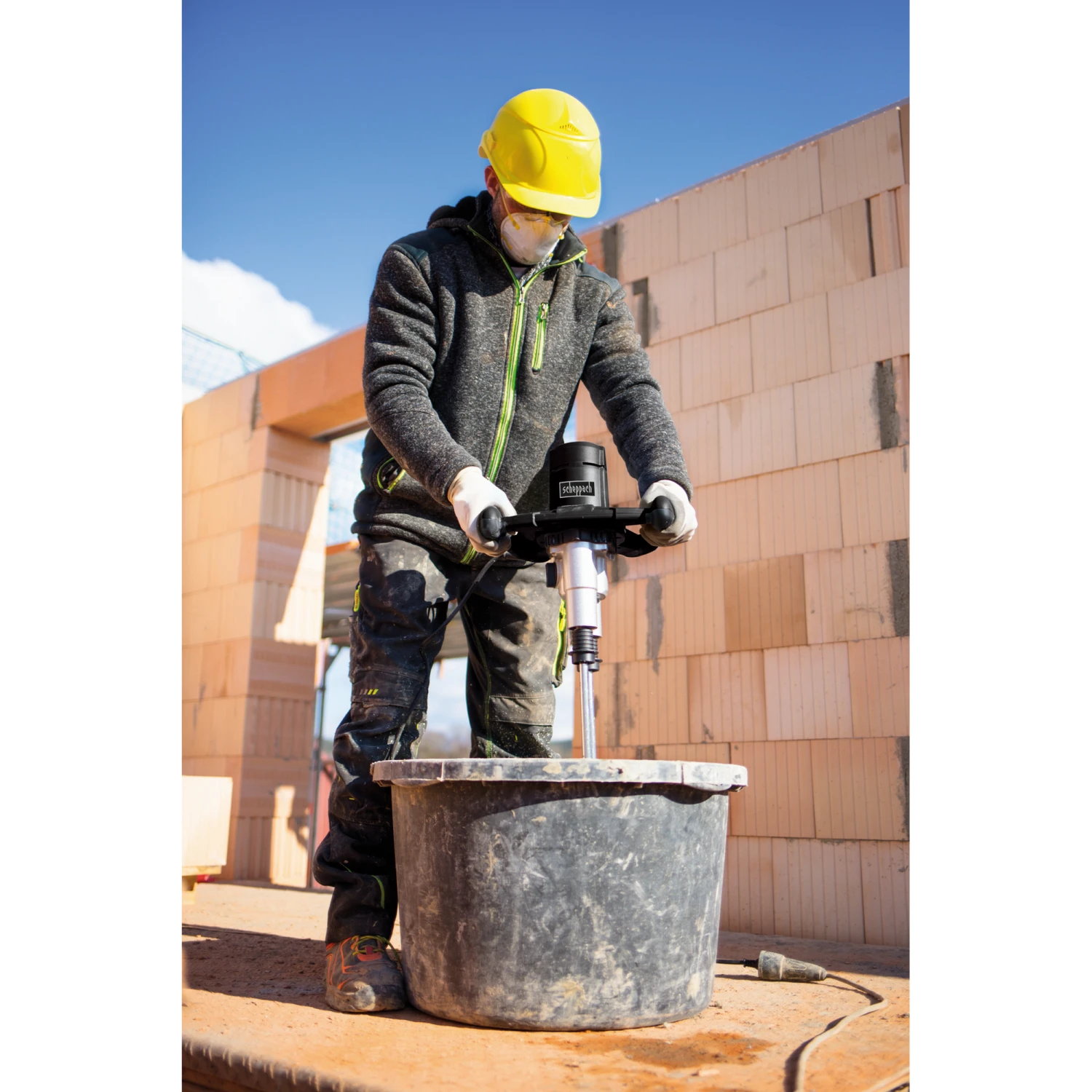 Scheppach Elektro-Rührwerk 'TRW1800D' 1800 W 2 Scheppach Elektro-Rührwerk 'TRW1800D' 1800 W – Bild 2