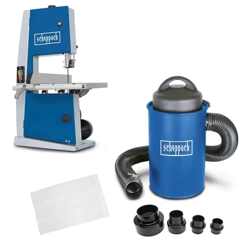 Scheppach Bandsäge BASA1 Professional 195mm, 230 V + Absauganlage HA1000, 50 L 1 Scheppach Bandsäge BASA1 Professional 195mm, 230 V + Absauganlage HA1000, 50 L