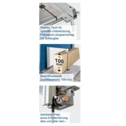 Scheppach Profi Bandsäge BASA1 + Sägeband Bis Breite/Höhe 195/100mm Holz -Sheppach Store 1901501901 keyfact de8 sth 15032023 1