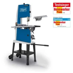 Scheppach Bandsäge BASA3 Professional 400 V Mit Querschneidlehre & Fahrwerk