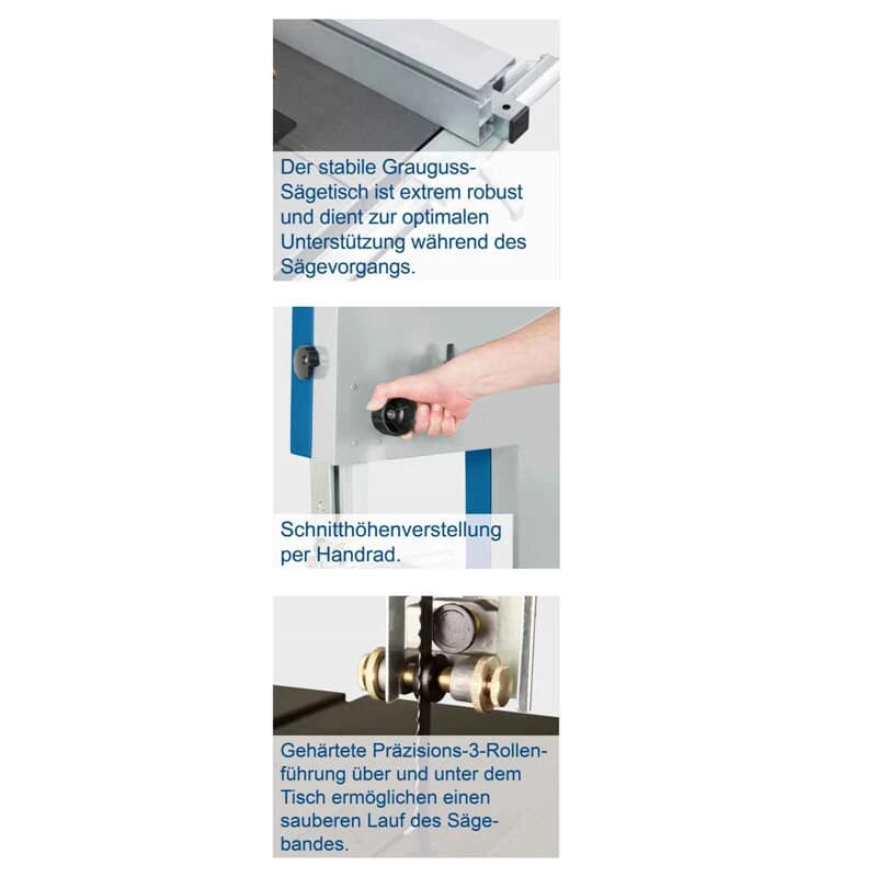 Scheppach Bandsäge BASA3 Professional 230 V + Absauganlage HA1000 50 L 10 Scheppach Bandsäge BASA3 Professional 230 V + Absauganlage HA1000 50 L – Bild 10