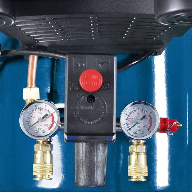 Scheppach Doppelzylinder Druckluft Kompressor HC105DC 100L Ölfrei 10 Bar 2,5 PS 4 Scheppach Doppelzylinder Druckluft Kompressor HC105DC 100L Ölfrei 10 Bar 2,5 PS – Bild 4