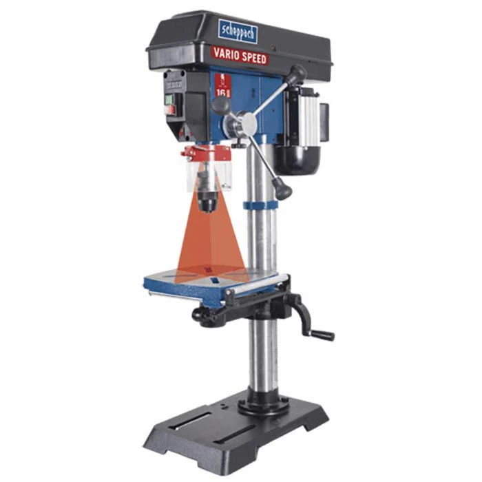 Scheppach Tischbohrmaschine DP18Vario, 550 W, Stufenlose Drehzahl, Mit Positions-Laser 1 Scheppach Tischbohrmaschine DP18Vario, 550 W, Stufenlose Drehzahl, Mit Positions-Laser
