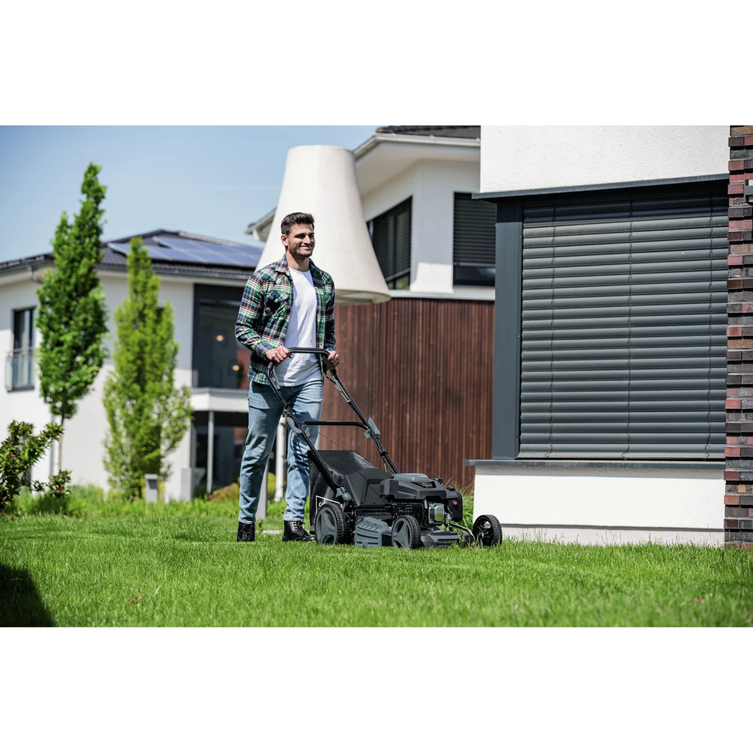 Scheppach Benzin-Rasenmäher 'LMT225-53' 7 PS / 5,15 KW 1800 M² 4 Scheppach Benzin-Rasenmäher 'LMT225-53' 7 PS / 5,15 KW 1800 M² – Bild 4