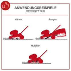 Scheppach Benzin-Rasenmäher 'MS173-51E' 3 KW 1600 M² -Sheppach Store 4151578 10