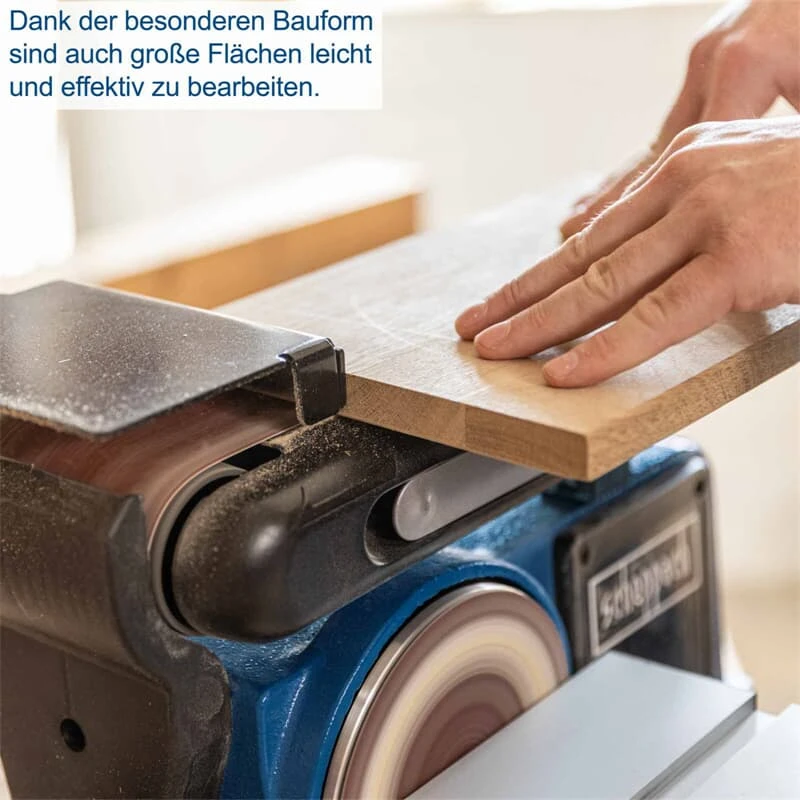 Scheppach Bandschleifer Tellerschleifer Schleifmaschine BTS800 150 Mm 370 W 7 Scheppach Bandschleifer Tellerschleifer Schleifmaschine BTS800 150 Mm 370 W – Bild 7