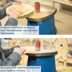 Scheppach Spindelschleifer OSM100 Spindelschleifmaschine Schleifmaschine 450 W -Sheppach Store 4903401901 keyfact de7 sth 17052023