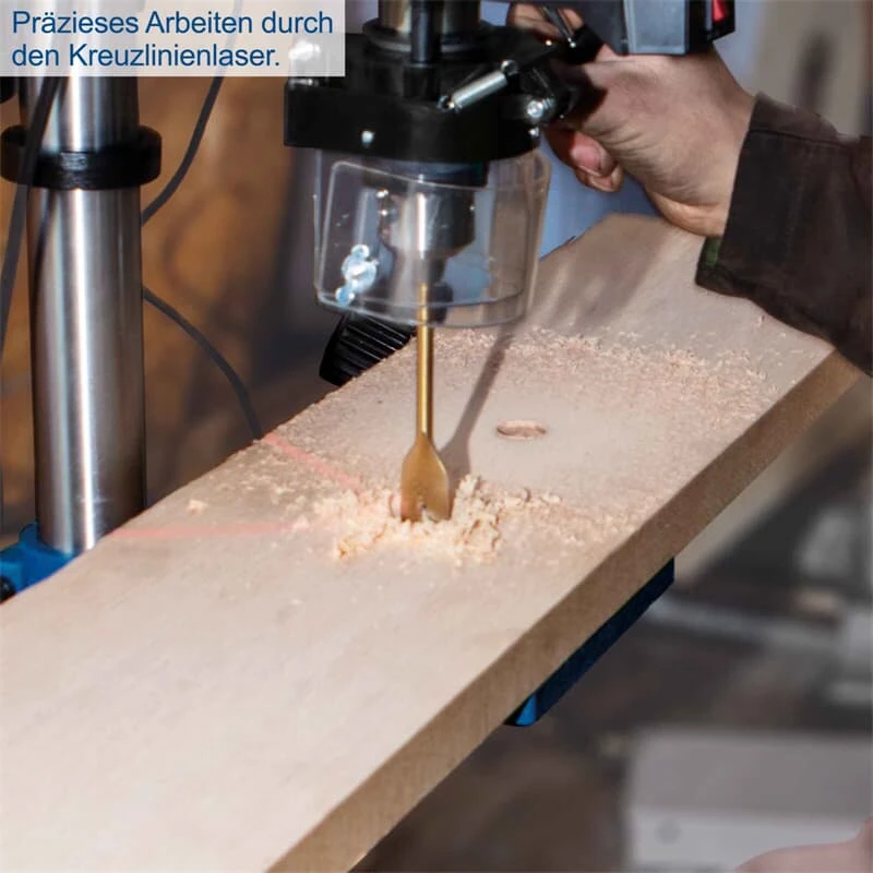 Scheppach Tischbohrmaschine DP16SL Mit Laser + 13mm Bohrfutter Und Schraubstock 8 Scheppach Tischbohrmaschine DP16SL Mit Laser + 13mm Bohrfutter Und Schraubstock – Bild 8