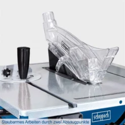 Scheppach Tischkreissäge HS80 1200W, 210mm Sägeblatt, 48mm Schnitthöhe -Sheppach Store 5901302901 keyfact de5 sth 22062023