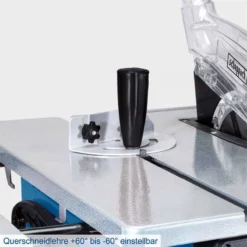 Scheppach Tischkreissäge HS80 1200W, 210mm Sägeblatt, 48mm Schnitthöhe -Sheppach Store 5901302901 keyfact de6 sth 22062023