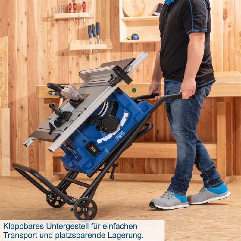 Scheppach Tischkreissäge HS115 2000W Mit Untergestell 2 Tischverbreiterungen 3 Scheppach Tischkreissäge HS115 2000W Mit Untergestell 2 Tischverbreiterungen – Bild 3