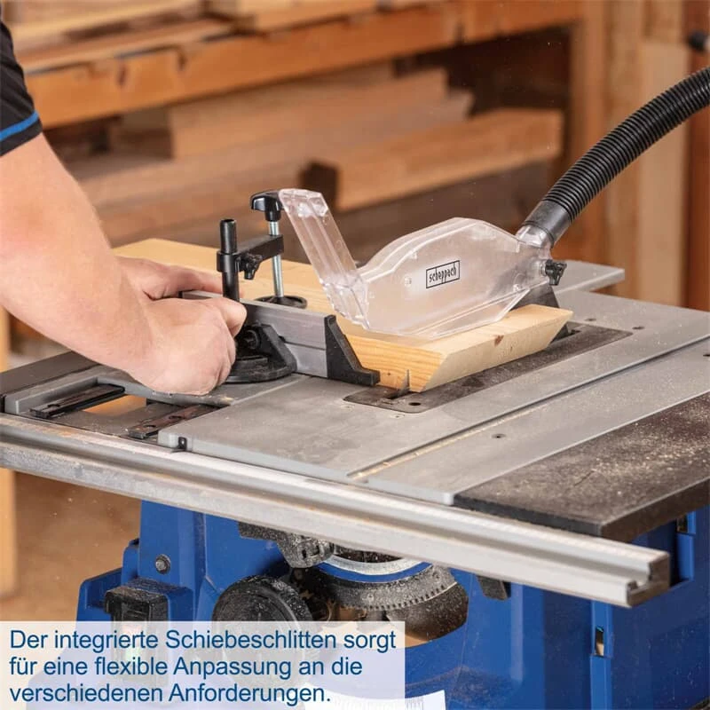 Scheppach Tischkreissäge HS115 2000W Mit Untergestell 2 Tischverbreiterungen 6 Scheppach Tischkreissäge HS115 2000W Mit Untergestell 2 Tischverbreiterungen – Bild 6