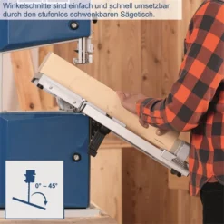 Scheppach Bandsäge HBS261 Inkl. 2 Sägebändern Bis 245mm Breite / 120mm Höhe -Sheppach Store 5901505901 keyfact de9 sth 23112022