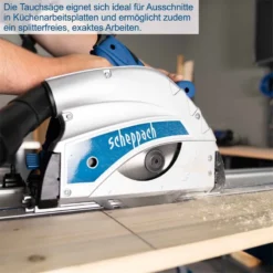 Scheppach Tauchsäge Mit Führungsschiene 1200W Handkreissäge Tauchkreissäge PL55 -Sheppach Store 5901802915 keyfact de10 sth 28022023