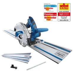 Scheppach Tauchsäge Mit Führungsschiene 1200W Handkreissäge Tauchkreissäge PL55