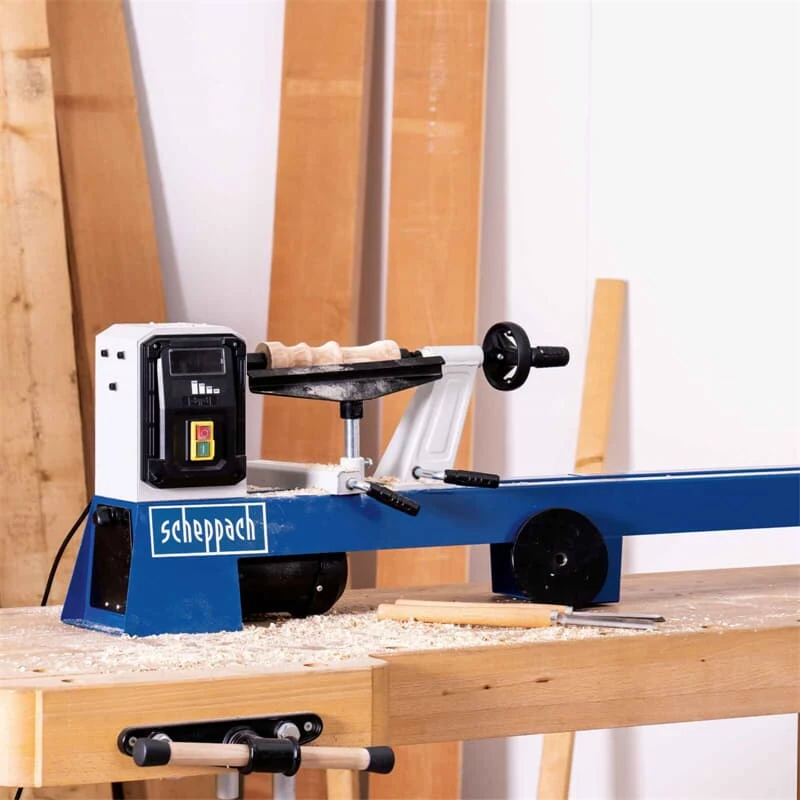 Scheppach DM1100T Drechselbank Drechselmaschine Drehbank 1000mm + Zubehör 7 Scheppach DM1100T Drechselbank Drechselmaschine Drehbank 1000mm + Zubehör – Bild 7