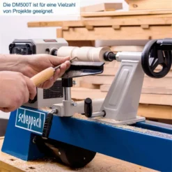 Scheppach DM500T Drechselbank Drechselmaschine Drehbank 500mm + Zubehör -Sheppach Store 5902307901 keyfact de5 sth 03052023