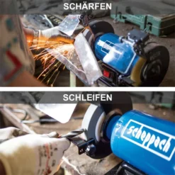 Scheppach Doppelschleifer SM150L 150mm Schleifmaschine Schleifbock 400Watt 230 -Sheppach Store 5903107901 keyfact de5 sth 15052023