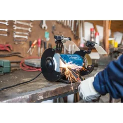 Scheppach Doppelschleifer SM150LB 150mm Bürstenmaschine Schleifbock 400Watt 230V -Sheppach Store 5903108901 aw9 sth 15052023