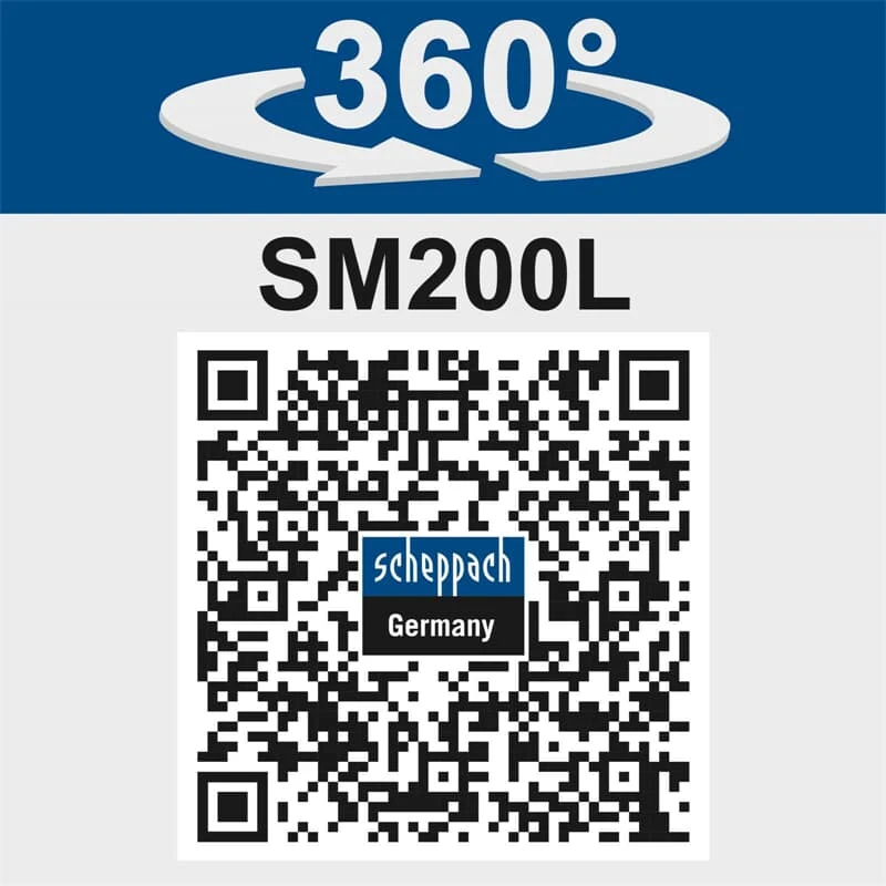 Scheppach Doppelschleifer SM200L 200mm Schleifmaschine Schleifbock 500Watt 230V 8 Scheppach Doppelschleifer SM200L 200mm Schleifmaschine Schleifbock 500Watt 230V – Bild 8