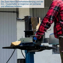 Scheppach Holzspalter HL730, 7t, 400V, Stehend, Spaltgutablagen + Spaltgutfänger -Sheppach Store 5905309901 5905309902 keyfact de7 sth 26062023