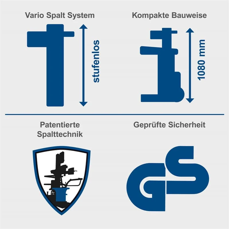 Scheppach Holzpalter Compact 15T Stehend 400V 3500W Max. Spaltgut 1070x450mm 3 Scheppach Holzpalter Compact 15T Stehend 400V 3500W Max. Spaltgut 1070x450mm – Bild 3