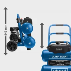 Scheppach Ultra Silent Ölfrei Kompressor HC20Si Twin Flüster Leise Doppeltank -Sheppach Store 5906145901 keyfact8 sth 20032023