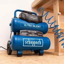 Scheppach Ultra Silent Ölfrei Kompressor HC20Si Twin Flüster Leise Doppeltank -Sheppach Store 5906145901 keyfact9 sth 20032023