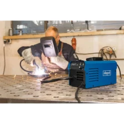 Scheppach WSE3500 Fülldraht Schweißgerät + 3 Spulen, Schweißschirm, Drahtbürste -Sheppach Store 5906607901 aw2 sth 22062023