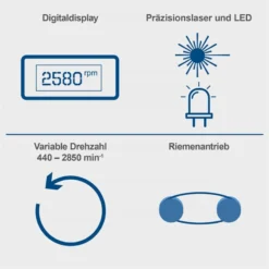 Scheppach Tischbohrmaschine DP18Vario Säulenbohrmaschine 550W Mit Schraubstock -Sheppach Store 5906807901 keyfact de5 sth 23052023
