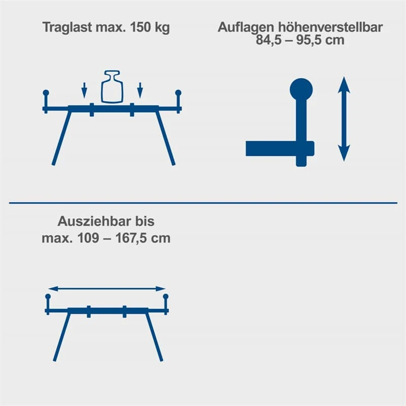 Scheppach Untergestell UG200 Maschinentisch Kappsäge Arbeitstisch Sägetisch 3 Scheppach Untergestell UG200 Maschinentisch Kappsäge Arbeitstisch Sägetisch – Bild 3