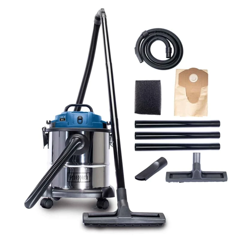 Scheppach Nass Trockensauger NTS20 1200W Mehrzwecksauger 20L + Zubehör 1 Scheppach Nass Trockensauger NTS20 1200W Mehrzwecksauger 20L + Zubehör