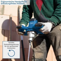 Scheppach Handrührwerk 1200W Handrührgerät Länge 55cm Mörtelrührer PM1200 Ø12cm 12 Scheppach Handrührwerk 1200W Handrührgerät Länge 55cm Mörtelrührer PM1200 Ø12cm -Sheppach Store 5907801901 keyfact de6 sth 15052023