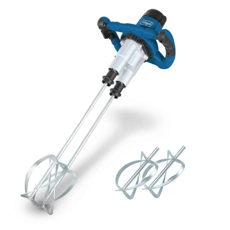 Scheppach Doppel Rührwerk 1800W Handrührwerk Mörtelrührer Betonmischer PM1800D 1 Scheppach Doppel Rührwerk 1800W Handrührwerk Mörtelrührer Betonmischer PM1800D
