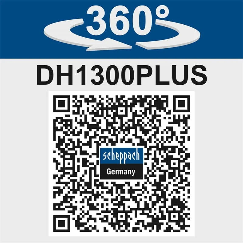 Scheppach DH1300PLUS SDS-Plus Bohrhammer Schlaghammer 1250W 5J+ Zubehör 7 Scheppach DH1300PLUS SDS-Plus Bohrhammer Schlaghammer 1250W 5J+ Zubehör – Bild 7