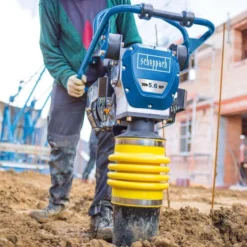 Scheppach Vibrationsstampfer VS1000, Benzin, 10 KN Verdichtungsdruck, 80 Kg, Inkl. Fahrwerk -Sheppach Store a764f0ffaa1e5553a5b481bb099b443a8e221cdd vibrationsstampfer scheppach vs1000 benzin