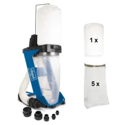 Scheppach Absauganlage DC500 75L 4tlg. Adapter-Set 5 Spänesäcke 1 Filtersack