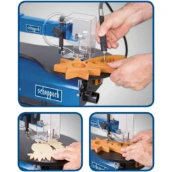 Scheppach Dekupiersäge DECO-FLEX 405 Mm Schnitttiefe + Absaugsystem HD2P Set -Sheppach Store deco flex scheppach diy de na3 web