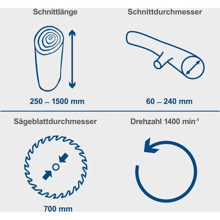 Scheppach Wippsäge HS720, 230 V, 700 Mm Sägeblatt-Ø 2 Scheppach Wippsäge HS720, 230 V, 700 Mm Sägeblatt-Ø – Bild 2